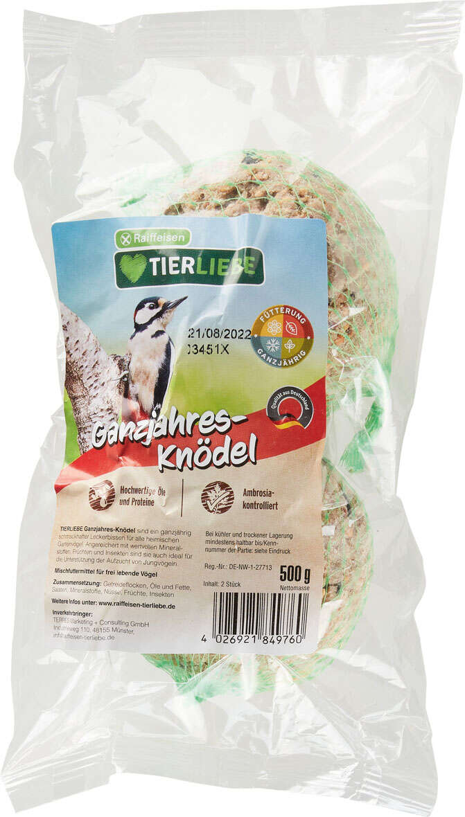 TIERLIEBE Ganzjahres-Knödel